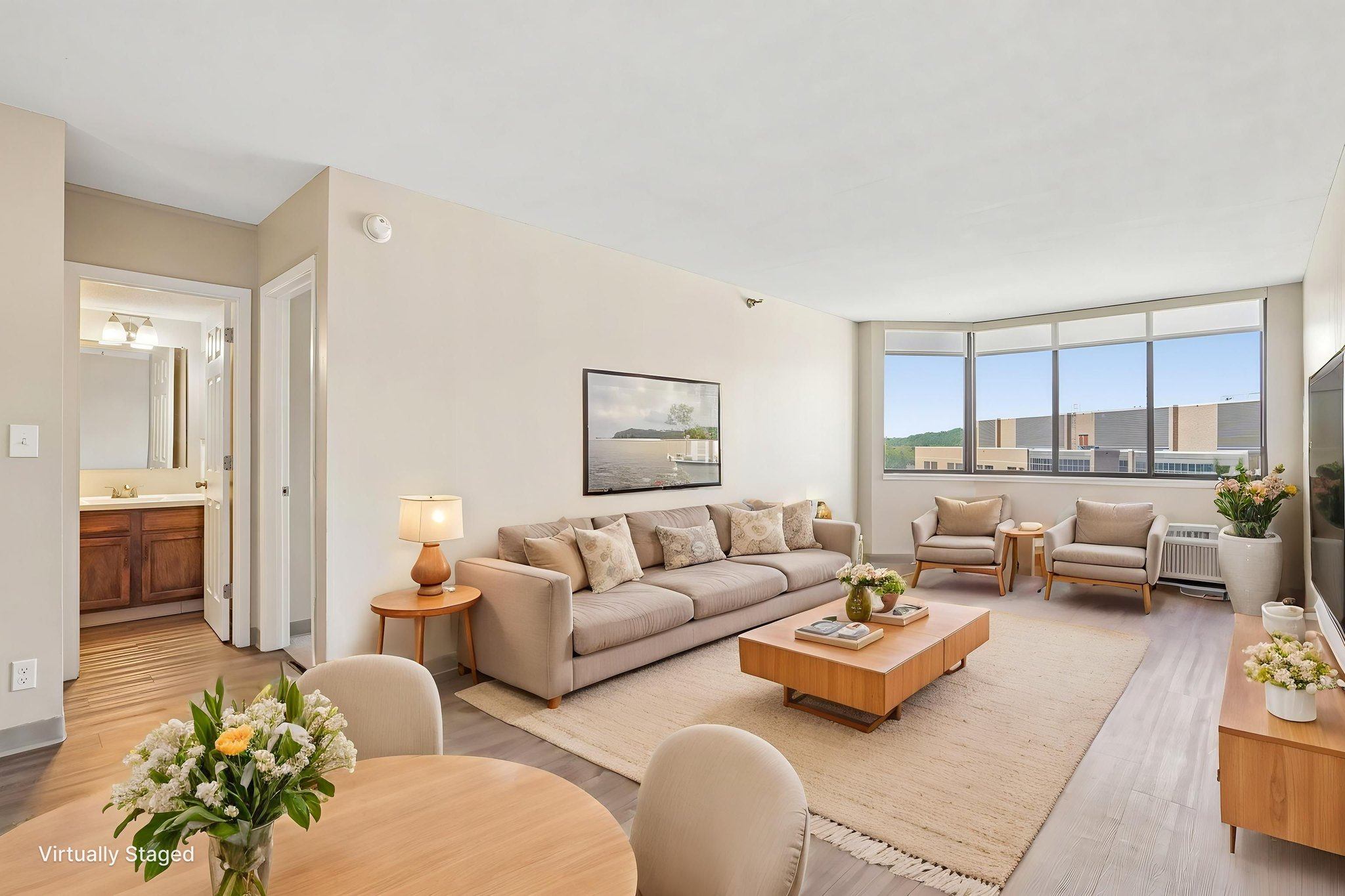 one bedroom living room